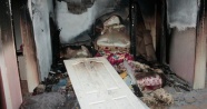Evleri yanan 7 kişilik aile yardım bekliyor