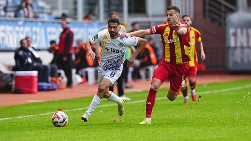 Eyüpspor ile Kayserispor 1-1 berabere kaldı