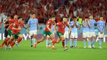 Fas, Dünya Kupası'nda çeyrek finale yükseldi