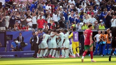 Fas'ı yenen Fransa, turnuvada yarı finale y&uuml;kselen ilk takım oldu