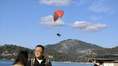 Fethiye'de bu yıl yama&ccedil; paraş&uuml;t&uuml; u&ccedil;uşlarında &Ccedil;inli turistlerde artış bekleniyor