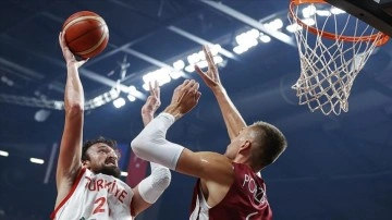 FIBA 2023 Dünya Kupası Avrupa Elemeleri'nde Türkiye, Letonya'ya yenildi