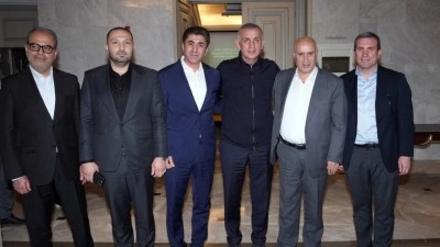 FIFA Genel Sekreteri Grafstr&ouml;m, Bakan Bak ve TFF Başkanı Hacıosmanoğlu ile bir araya geldi