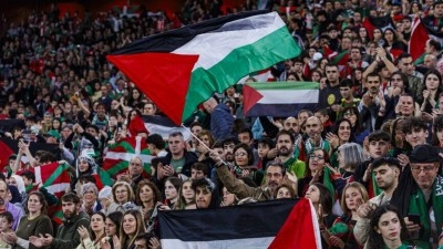 Filistin Futbol Federasyonu &Uuml;yesi: İsrail Futbol Federasyonu, Gazze'de soykırım yapan rejimin b