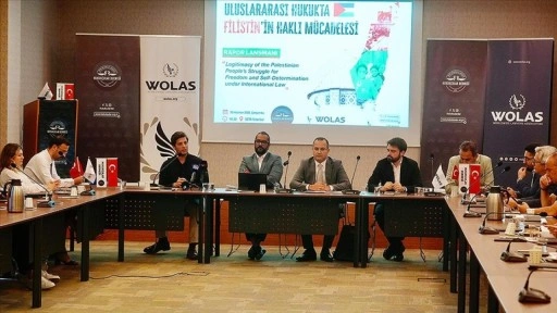 Filistin halkının mücadelesinin meşruiyetine ilişkin rapor İstanbul'da tanıtıldı