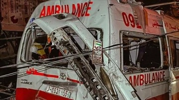 Filistin Kızılayı: İsrail Gazze'de bir ambulansı hedef aldı