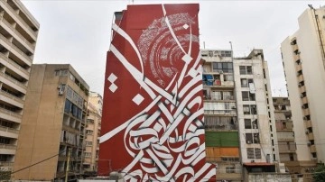 Filistin meselesini grafitiyle dünyaya duyurmaya çalışıyor