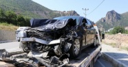 Fındık işçilerini taşıyan minibüs Gümüşhane'de kaza yaptı: 26 yaralı