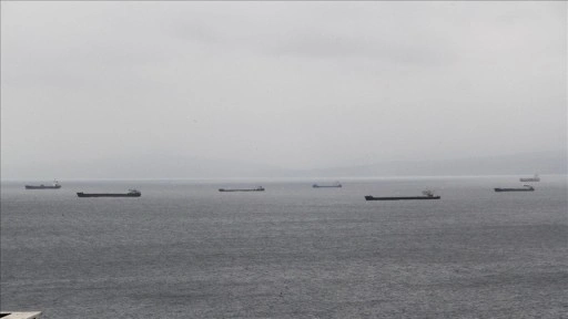 Fırtınadan ka&ccedil;an y&uuml;k gemileri Sinop doğal limanına sığındı