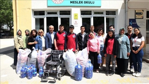 Fiziksel engelliler için "en özel" mavi kapak kampanyası