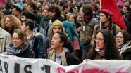 Fransa'da Çalışma Yasası Reformu protesto edildi