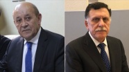 Fransa Dışişleri Bakanı Le Drian ile Libya Başbakanı Serrac telefonda görüştü