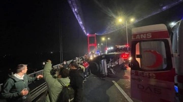 FSM Köprüsü'nde zincirleme trafik kazasında 4 kişi yaralandı