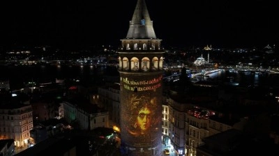 Galata Kulesi'nde k&uuml;lt&uuml;rel miras i&ccedil;in farkındalık g&ouml;sterisi yapıldı