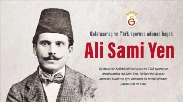 Galatasaray Kulübünün kurucusu Ali Sami Yen anılıyor