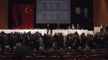 Galatasaray Kulübünün mali kongresinde ibra oylaması sona erdi