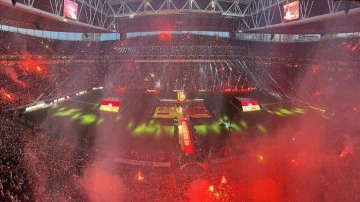 Galatasaray, RAMS Park'ta şampiyonluğu kutladı