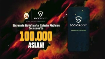 Galatasaray taraftarı, Socios.com'da rekor kırdı