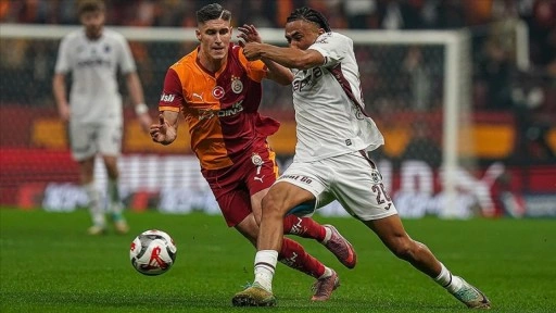 Galatasaray-Trabzonspor karşılaşması berabere bitti