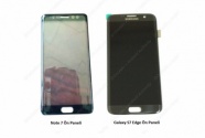 Galaxy Note 7&#039;nin sızdırılan ön paneli iris tarayıcısına işaret ediyor