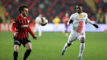Gaziantep FK-Kayserispor karşılaşması beraberlikle sonuçlandı