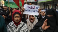 Gazze'de 'ABD'nin Hamas'ı kınayan BM tasarısı' protesto edildi