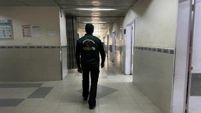 Gazze'de basın ve sağlık sekt&ouml;r&uuml; &ccedil;alışanları İsrail hapishanelerindeki meslektaşlarının serbest