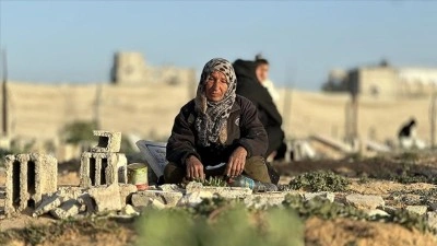 Gazze&rsquo;de bayram değil h&uuml;z&uuml;n hakim: Ramazan Bayramı mezar başında karşılandı