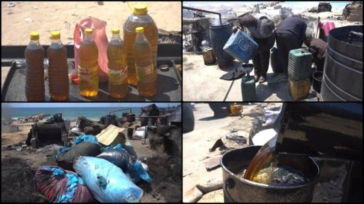 Gazze'de İsrail ablukasına meydan okuyan Filistinliler, atık plastikten yakıt üretiyor