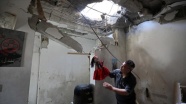 Gazze&#039;de İsrail saldırılarından sanat da &#039;nasibini aldı&#039;