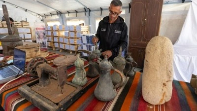 Gazze'de "Mirasın Muhafızları" İsrail saldırılarında zarar g&ouml;ren tarihi eserleri koru