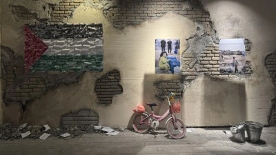 "Gazze Mektupları" sergisi savaşın ve insani krizin izlerini g&ouml;zler &ouml;n&uuml;ne seriyor