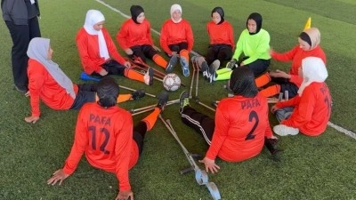 Gazze'nin ilk kadın ampute futbol takımı t&uuml;m "engellere" rağmen hayallerinin peşinden