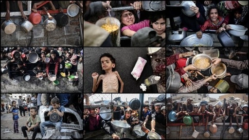 Gazze Şeridi’nden sosyal medyaya taşan feryat: #Gazze_Açlıktan_Ölüyor