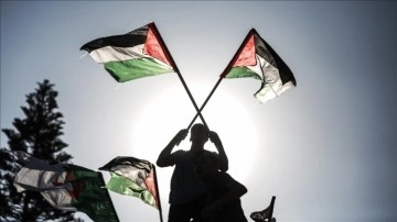 Gazze'deki Filistinlilerden, ABD Başkanı Biden'ın İsrail'e desteğine tepki