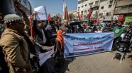 Gazzeli engellilerden 'abluka ve ayrılık karşıtı' gösteri
