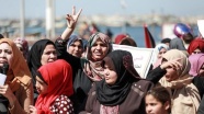 Gazzeli kadınlar balıkçılara destek oldu