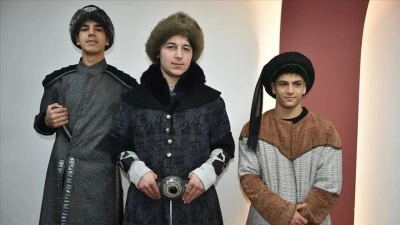 Geleceğin esnafı tiyatro oyunuyla Ahiliği anlatıyor