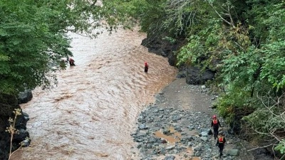 Giresun'da sel sularına kapıldığı değerlendirilen 2 kişi i&ccedil;in arama &ccedil;alışması başlatıldı