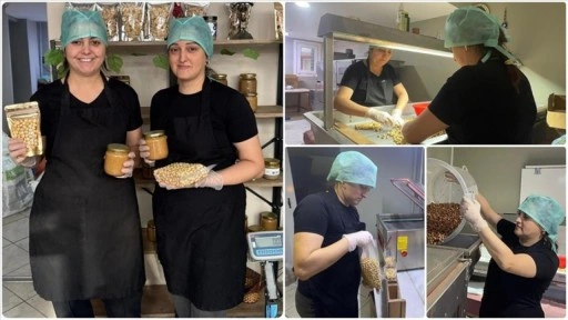 Giresunlu kadın girişimci devlet desteğiyle fındık işleme tesisi kurdu