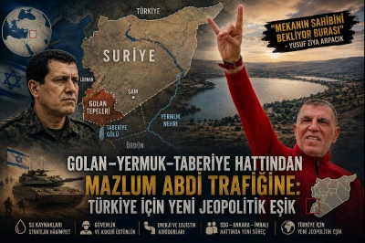 Golan&ndash;Yermuk&ndash;Taberiye hattından Mazlum Abdi trafiğine: T&uuml;rkiye i&ccedil;in yeni jeopolitik eşik -&Ouml;m&uuml;r &Ccedil;elikd&ouml;nmez yazdı-