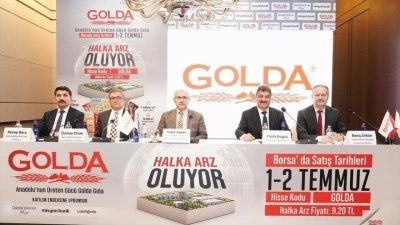Golda Gıda halka arz i&ccedil;in yarın talep toplamaya başlayacak