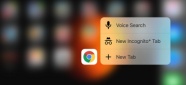 Google Chrome iOS sürümünde 3D Touch sürprizi!
