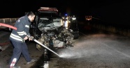Gümüşhane’de trafik kazası: 6 yaralı..