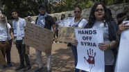 Güney Afrika'da Halep'e destek gösterisi