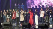 Güney Koreli şarkıcılar Kuzey Kore&#039;de sahne aldı