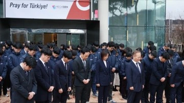 Güney Koreli şirket 6 Şubat depremleri için anma töreni düzenledi