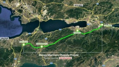 G&uuml;ney Marmara Otoyolu Projesi'nin imar planı değişiklikleri askıya &ccedil;ıktı
