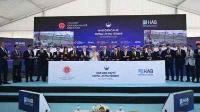 HAB OSB'de inşa edilecek caminin temeli atıldı