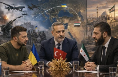 Suriye ve Ukrayna, Zelenskiy ile Ahmet el-Şara ne al&acirc;ka? -&Ouml;m&uuml;r &Ccedil;elikd&ouml;nmez yazdı-